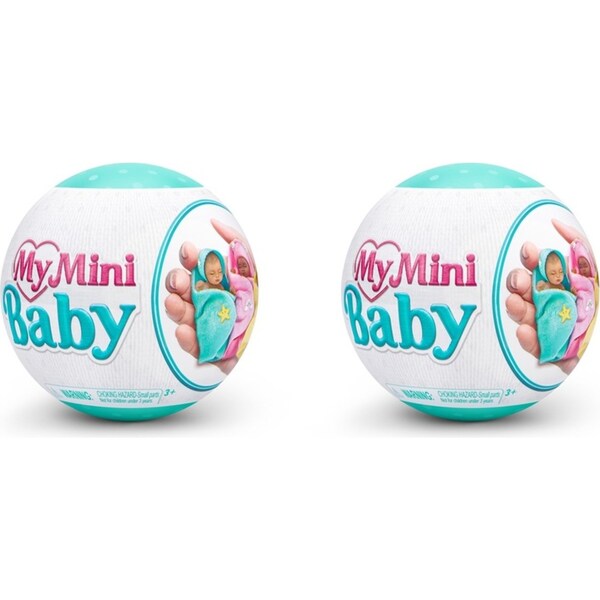 2x ZURU 5 Surprise My Mini Baby Series 1 Blind Mystery Balls Kids Toy Asstd 3y+