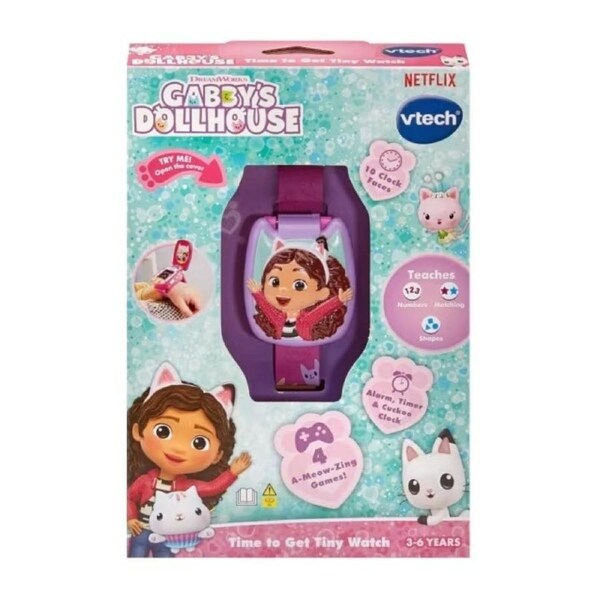 Vtech Gabbys Dollhouse Time To Get Tiny Watch