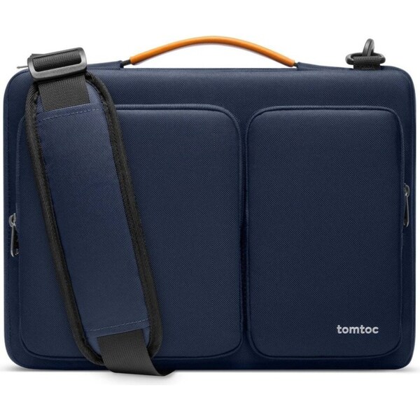 Tomtoc Defender-A42 Laptop Shoulder Bag For MacBook Pro 14in Navy