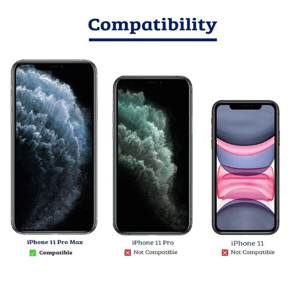 iPhone 11 Pro Max Compatible Case Cover With Sky Slide Bumper - Silver