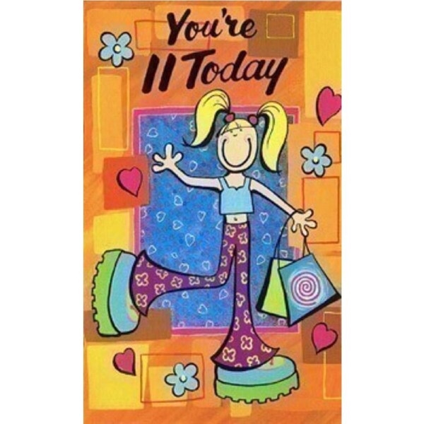 11th Birthday Girl - Funky Girl