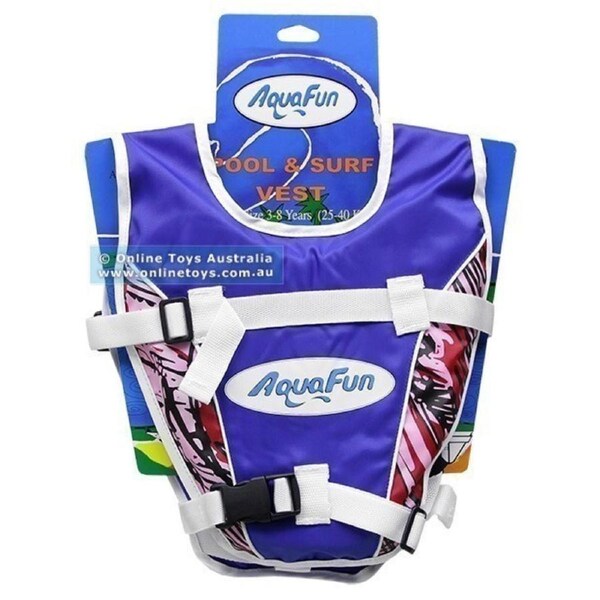 Aqua Fun - Pool and Surf Vest - 2 to 3 Years - Blue