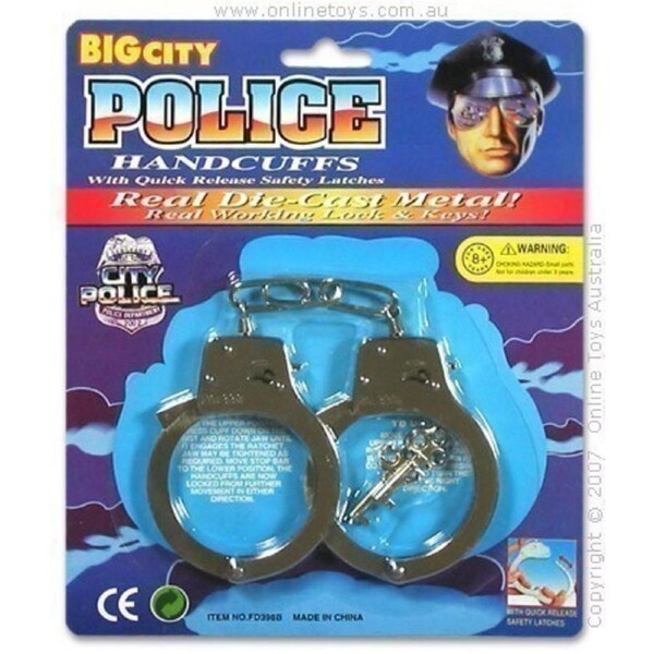Die-Cast Toy Handcuffs