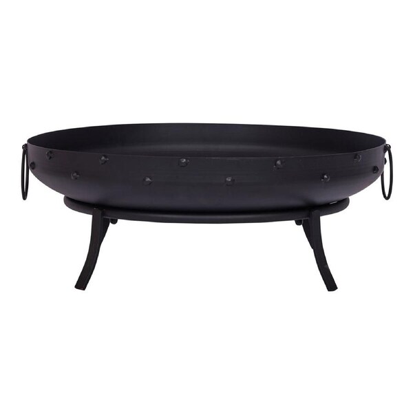 Glow Mini Kali 58cm Diameter Fire Pit in Black