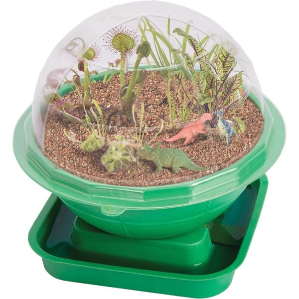Mrs Green Terra Sphere w/ Dino Figurine Kids Growing Plant Kit Educational Toy