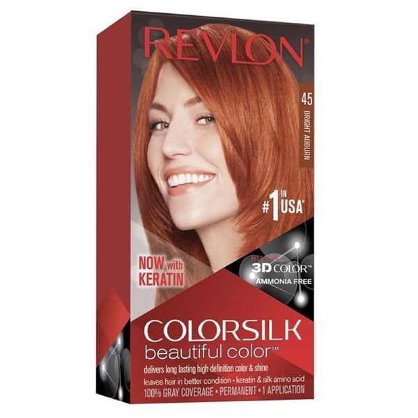 Revlon ColorSilk Beautiful Color - 45 Bright Auburn