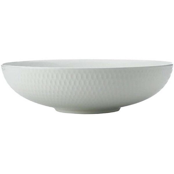 Maxwell & Williams White Basics Diamonds Round Food Serving Bowl 28cm Porcelain