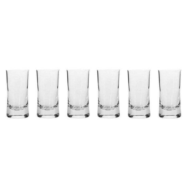 6pc Krosno Harmony 40ml Spirits/Liquor Shot Glass Drink Glassware Set Clear