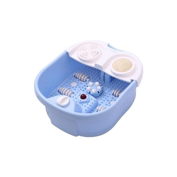 Wellcare 300W Massaging Foot Spa w/ In Built Heating And Shiatsu Roller Blue