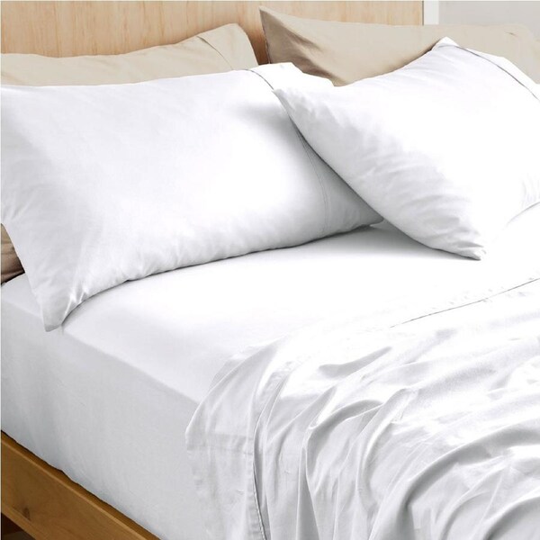 MyHouse Egyptian Cotton Sheet Set - White - King
