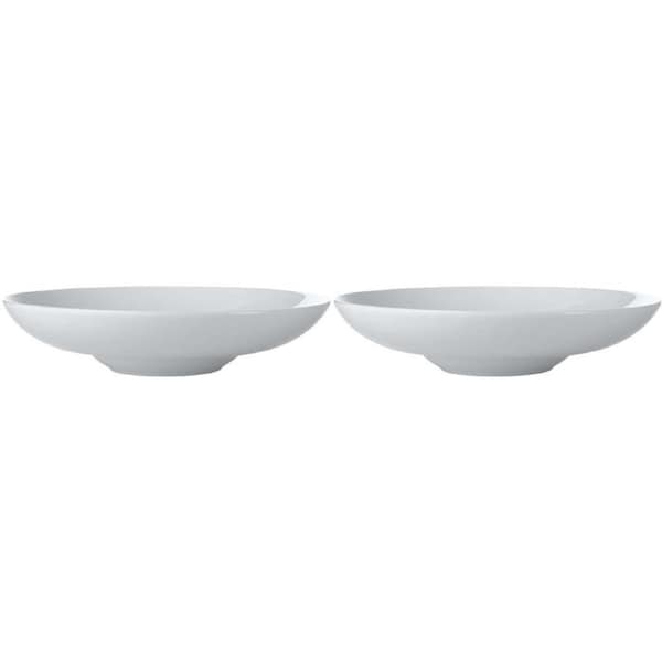 2x Maxwell & Williams White Basics 26cm Serving Salad/Fruit Bowl Round Porcelain