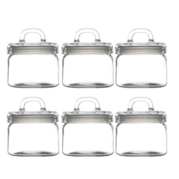 2x 3pc Maxwell & Williams 750ml Glass Refresh Canister Storage Organiser Set