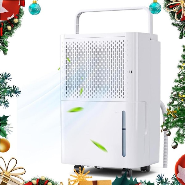 ADVWIN Air Dehumidifiers, 10 L/Day Portable Dehumidifiers for Bedroom Bathroom Wardrobe Room Office with Automatic Defrost