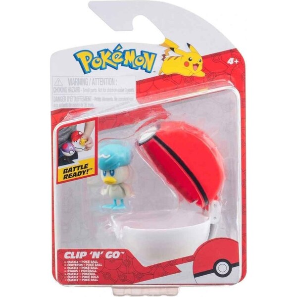 Pokemon Clip N Go Quaxly + Poke Ball
