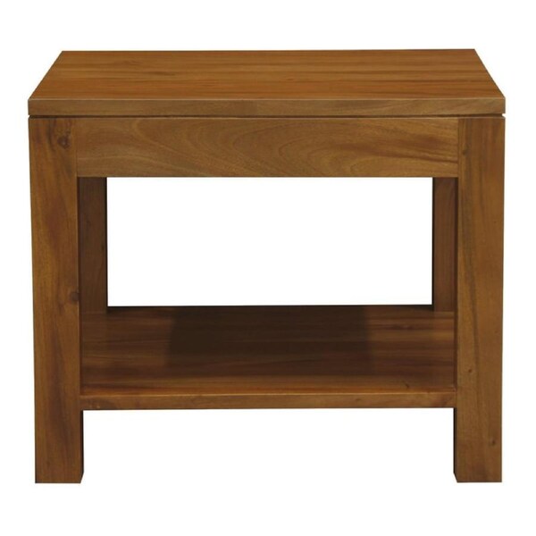 Amsterdam Side Table - Light Pecan
