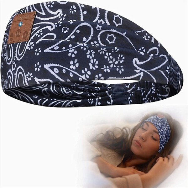 Catzon Sleep Headphones Wireless Bluetooth Headband Built in Speakers for Side Sleepers