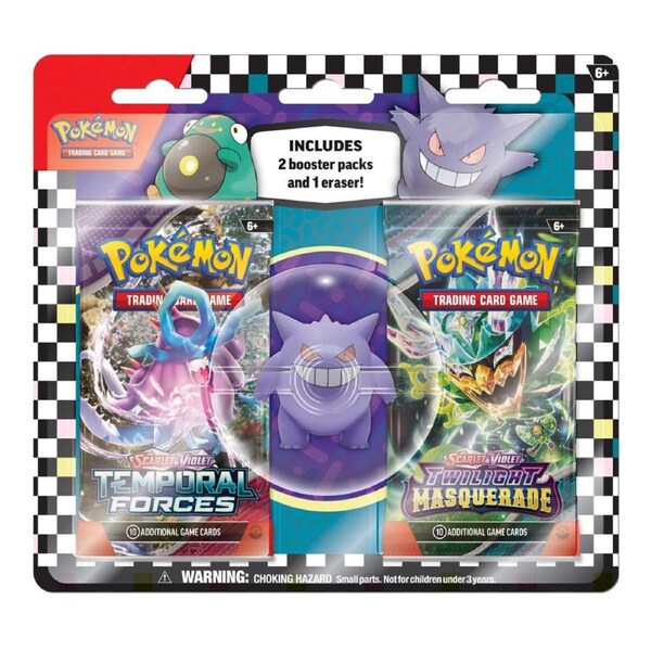 POKEMON TCG Eraser Blister 2024