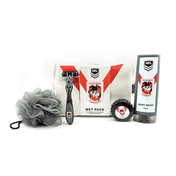 Nrl Toiletries Bag Gift Set St George 150Ml Body Wash