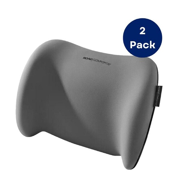 Orthopaedic Lumbar Support Cushion Car Office Home Soft Memory Foam 2 Pack