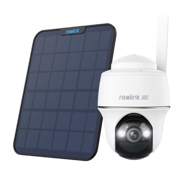 Reolink Smart 4K 8MP Wireless 4G LTE Pan Tilt Battery/Solar-Powered Camera with Smart Detection, GO PT Ultra