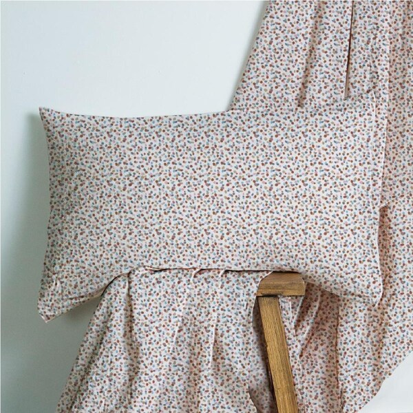 M Home French Linen Spot Ivory Standard Pillowcase Pair