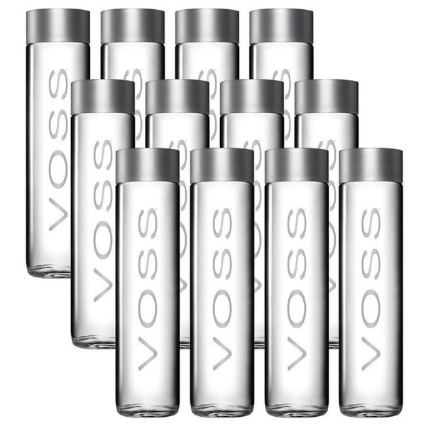 Voss 800Ml Water Still Glass 12 Pack