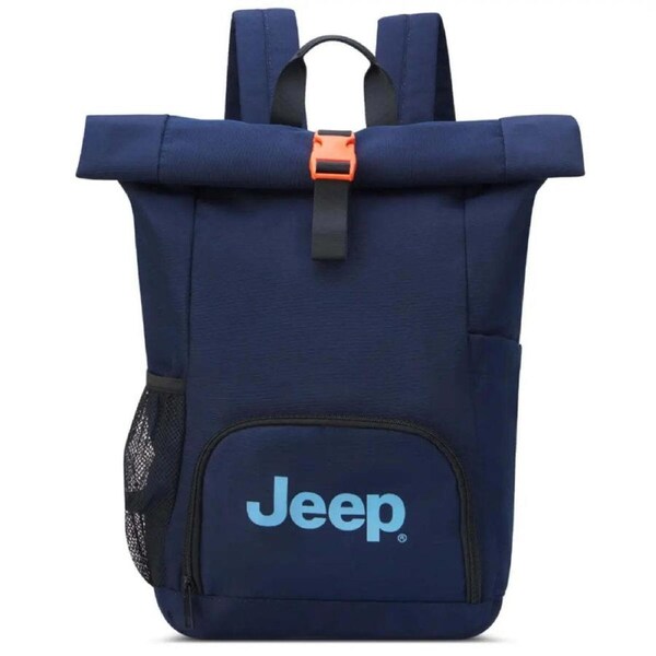 Jeep Rolltop 17" Laptop Backpack - Navy (JS016D)