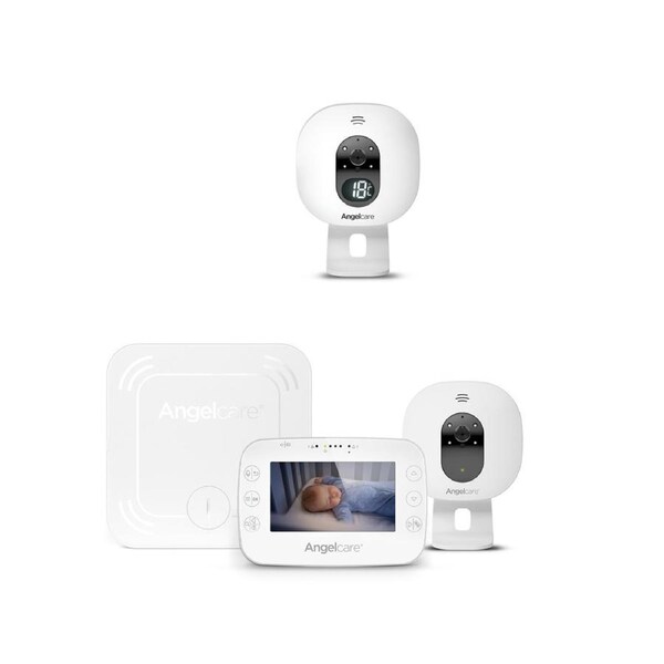Angelcare Movement Video & Sound Baby Monitor Device w/ Additional Camera