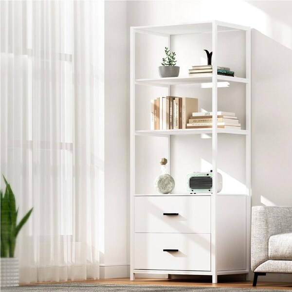 152CM Artiss Bookshelf Display Shelf White