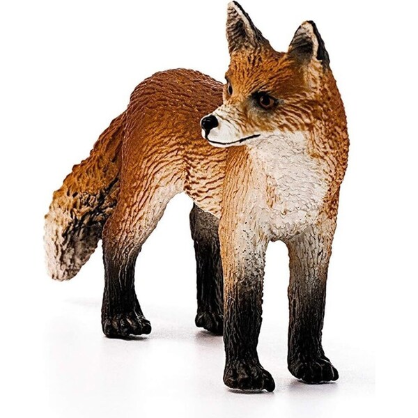 Schleich 3.1'' Fox Wildlife Animal Action Figure Kids/Children Play Toy 3-8y
