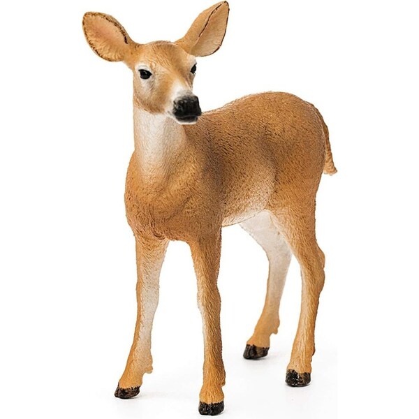 Schleich 3.4'' White Tailed Doe Deer Animal Action Figure Kids/Children Toy 3-8y