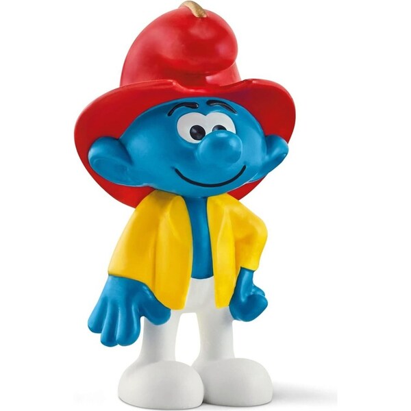 Schleich 2.2'' Fireman Smurf Action Figure/Figurine Kids/Children Play Toy 3-8y