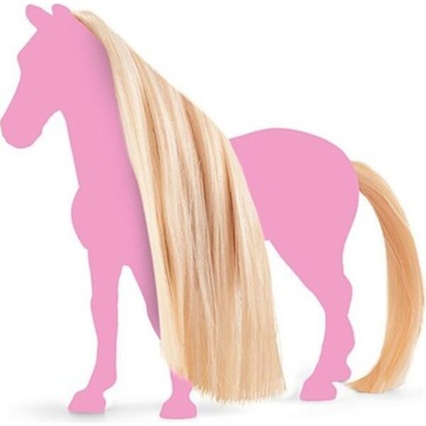 2pc Schleich Beauty Horse Hair/Mane & Tail Kids/Children Toy Set Blonde 3-8y