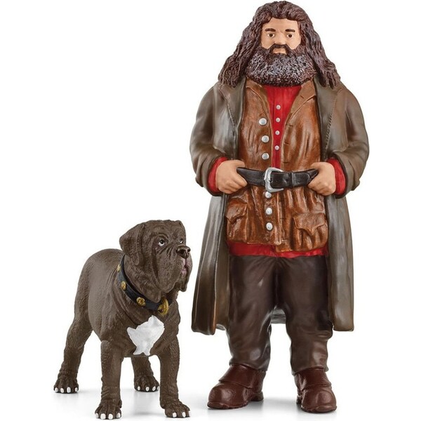 2pc Schleich Wizarding World 5.1'' Hagrid & Fang Action Figure Kids Toy Set 6+