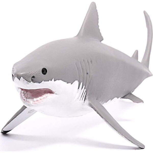 Schleich 7'' Great White Shark Animal Action Figure/Figurine Kids Play Toy 3-8y