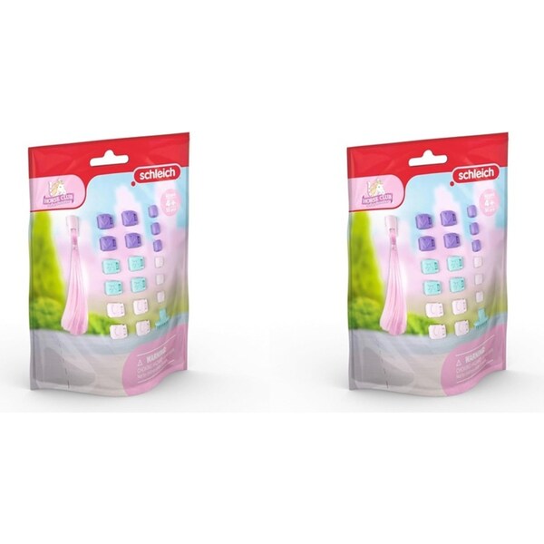 2x 20pc Schleich Model Horse Hair Clips/Beads Accessories Kids/Children Toy 4+