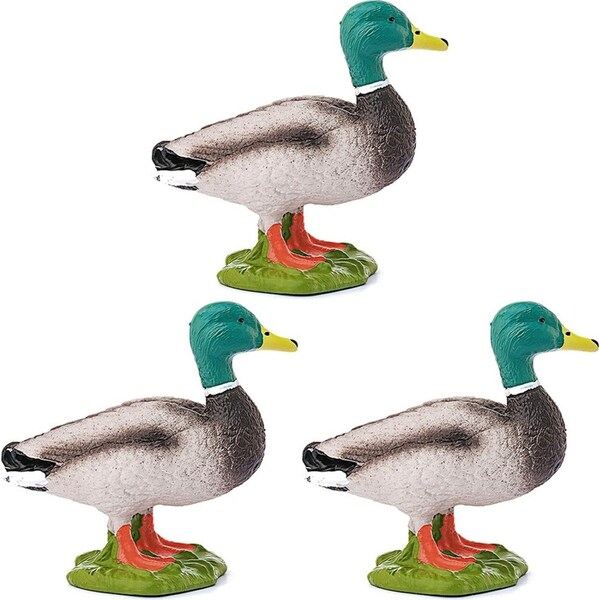 3x Schleich 2'' Drake Male Duck Farm Animal Action Figure Kids/Children Toy 3-8y