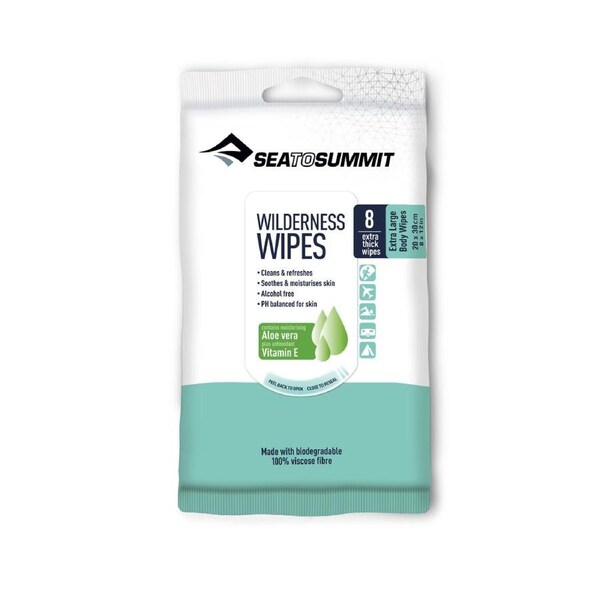 Sea To Summit Wilderness Wipes - XL - 8 Pack