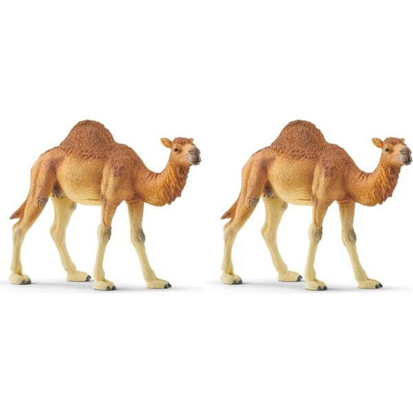 2x Schleich 5.5'' Dromedary Camel Animal Figure Kids/Children Play Toy 3-8y