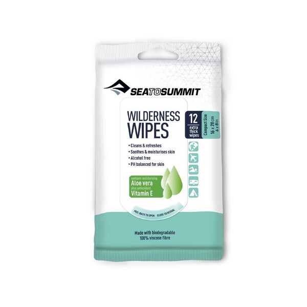 Sea To Summit Wilderness Wipes - Compact - 12 Pack