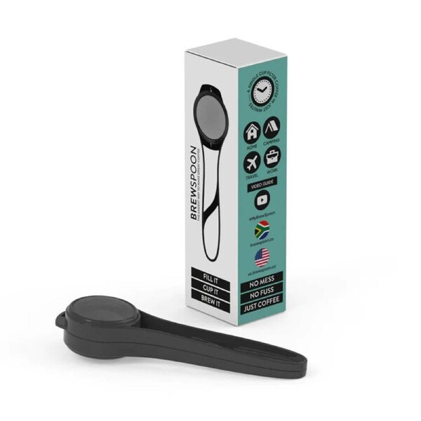 BrewSpoon Single Cup Coffee Filter - Charcoal - Single