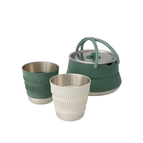 Sea to Summit Detour 3 Piece Stainless Steel Kettle 2 Person Cook Set