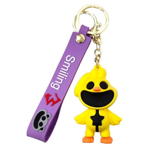 Smiling Critters Kickin Chicken Kids Key Chain Keyring
