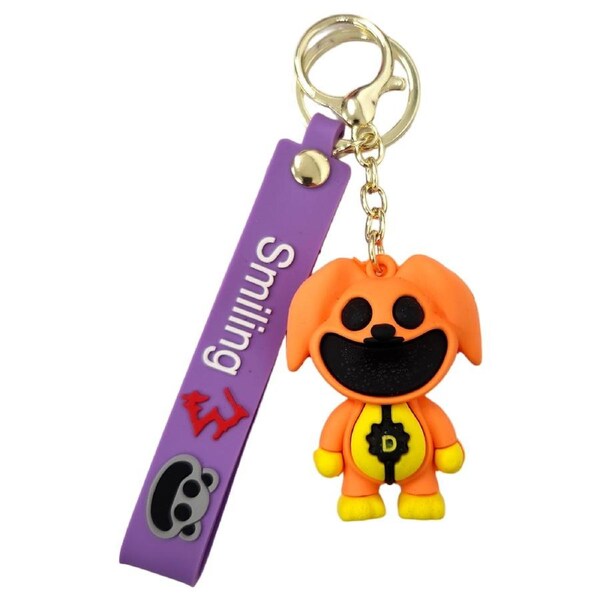 Smiling Critters Dog Day Kids Key Chain Keyring