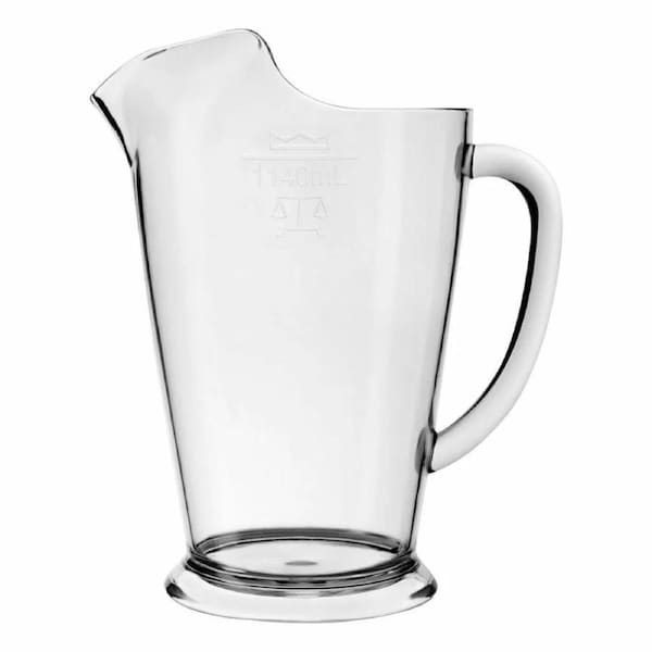 Crown San Jug with Ice Lip 1140ml Shatter Proof Beer
