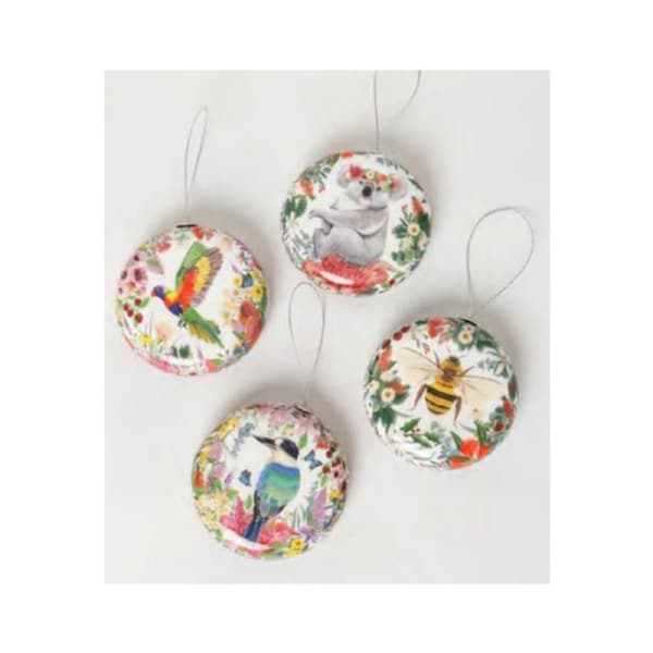 Enchanted Garden - Christmas Tree Ornament Set