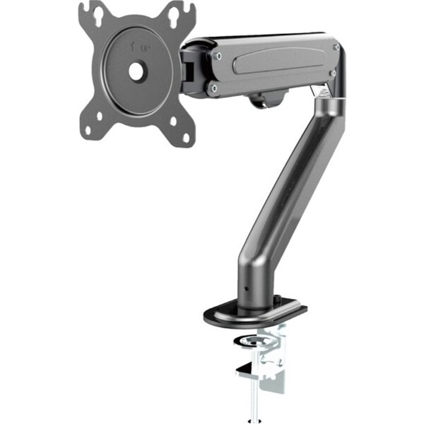 Monster Adjustable Single Arm Monitor Mount VESA 75/100mm For 32'' Screen Black