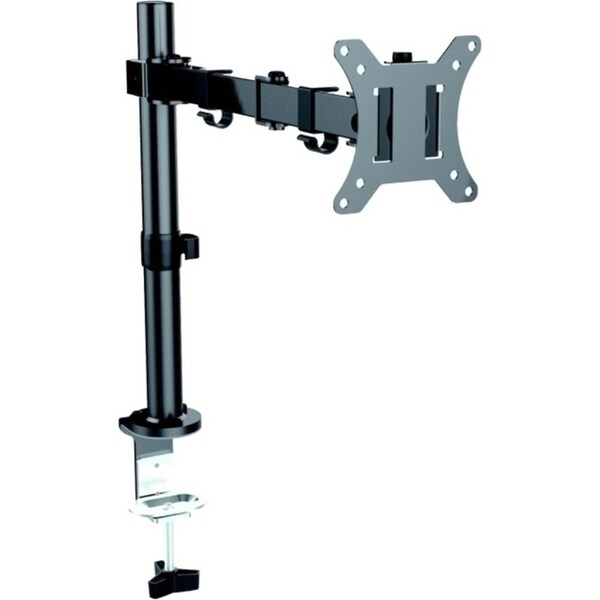Monster Single Arm Monitor Mount VESA 75/100mm Holder For 32'' Screen Black