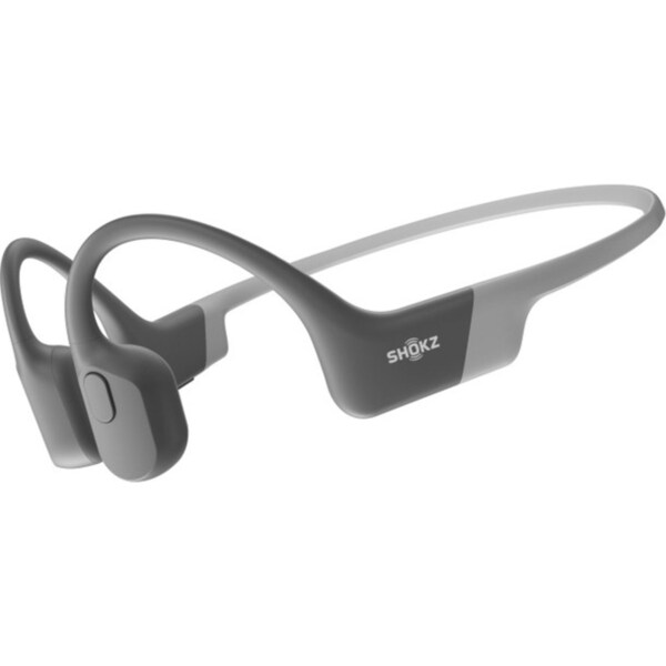 Shokz OpenRun Bone Conduction Sports/Running Open-Ear Bluetooth Headphones Grey
