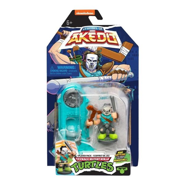 Akedo Teenage Mutant Ninja Turtles Casey Jones S3 1 Player Pack